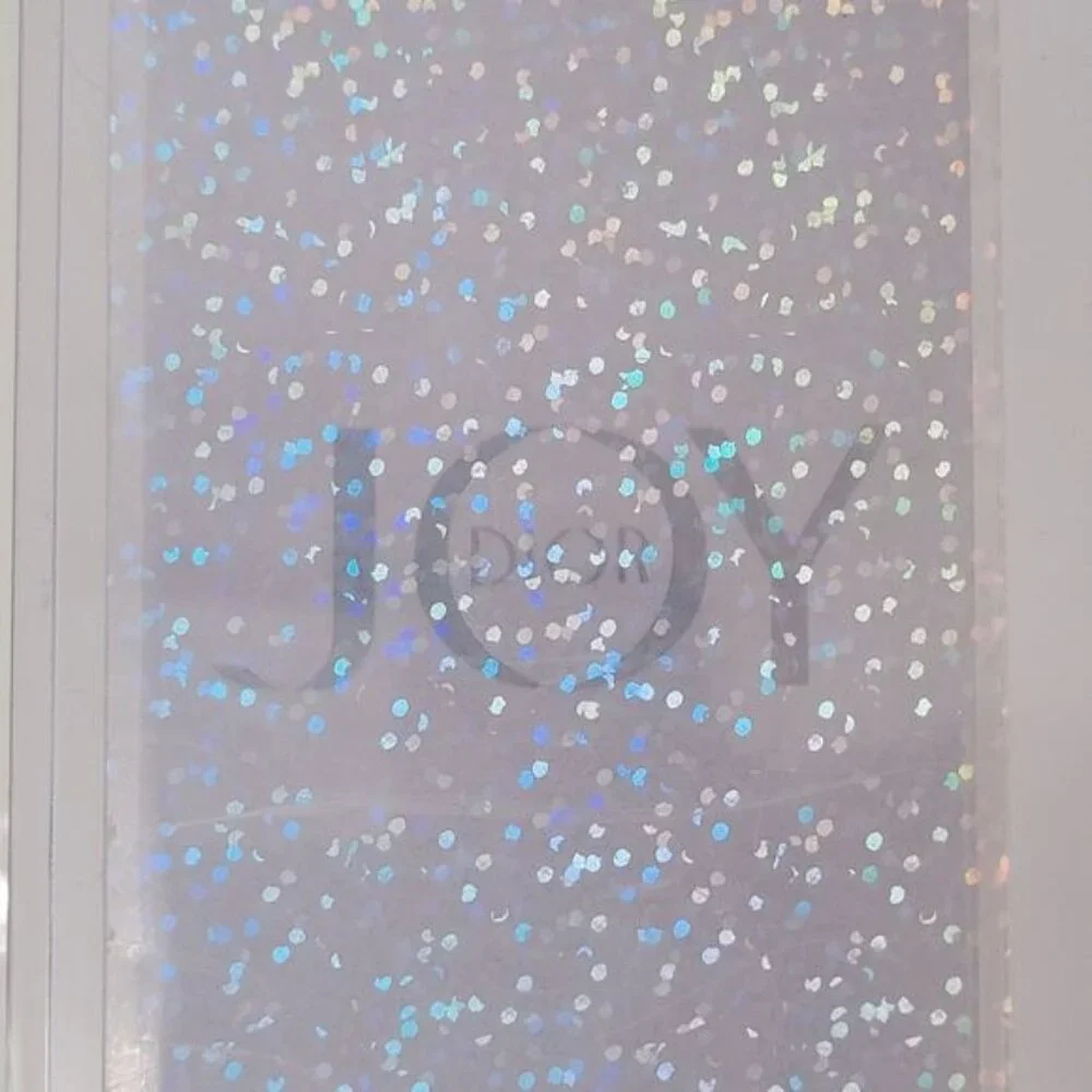 Dior JOY 3 Of Spades Holographic Glitter Playing Card